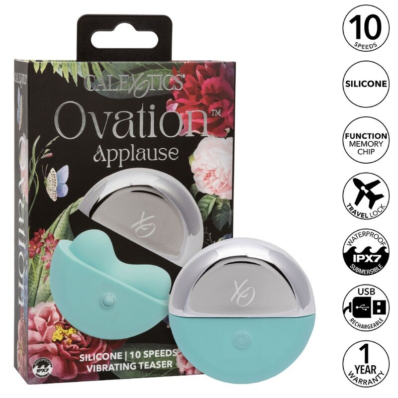 CALEXOTICS - OVATION APPLAUSE STIMULATOR AQUA GREEN - My naughty haven #