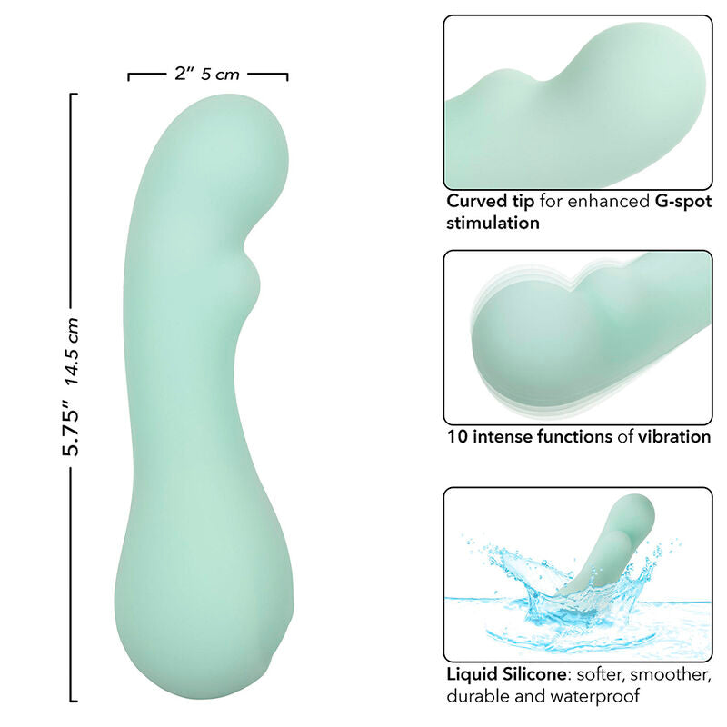CALEXOTICS - PACIFICA BORA BORA ESTIMULATOR G SPOT 10 VIBRATIONS AQUA - My naughty haven #