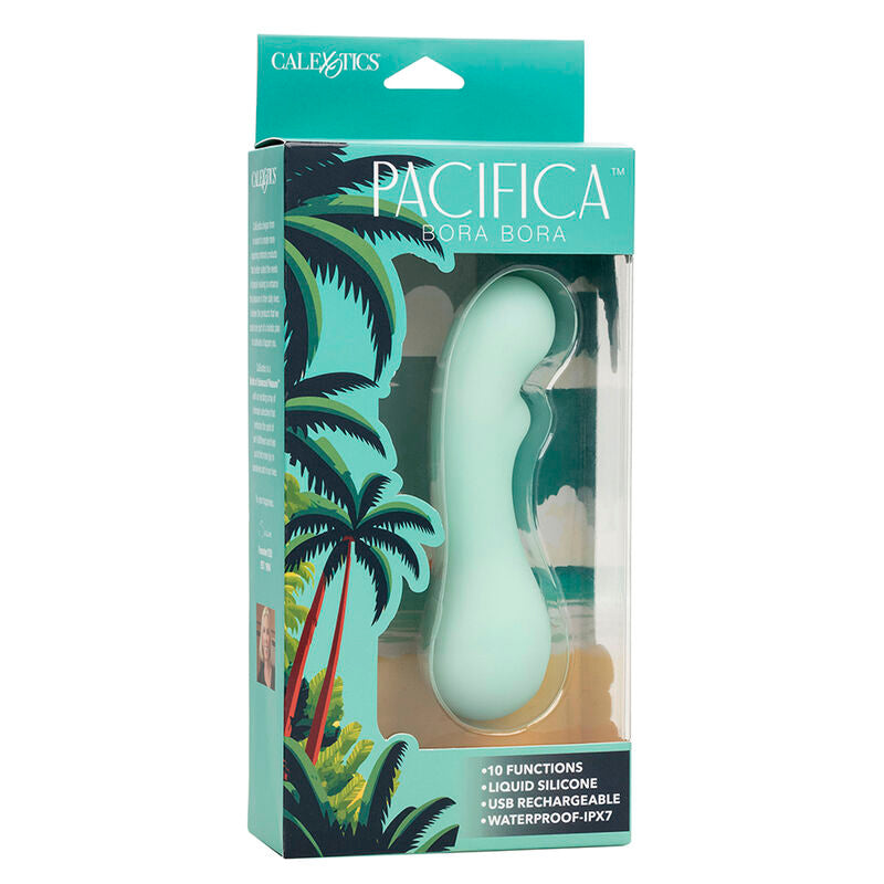 CALEXOTICS - PACIFICA BORA BORA ESTIMULATOR G SPOT 10 VIBRATIONS AQUA - My naughty haven #