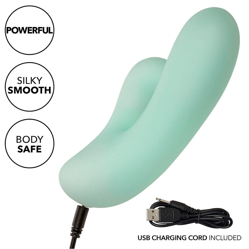 CALEXOTICS - PACIFICA FIJI VIBRATOR & ESTIMULATOR G SPOT 10 VIBRATIONS AQUA - My naughty haven #