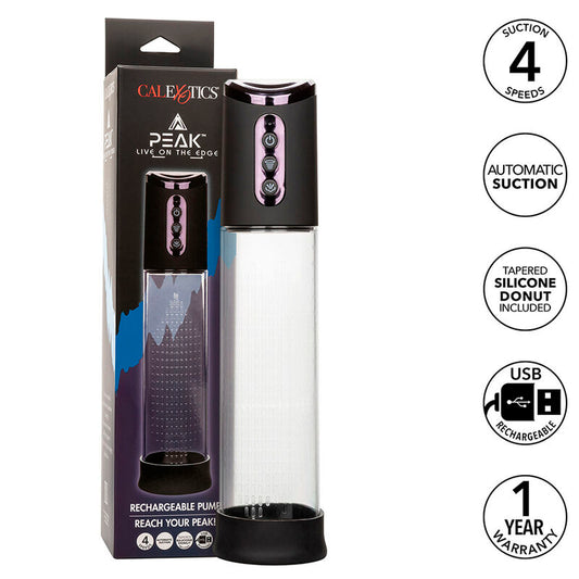 CALEXOTICS - PEAK 4-SPEED SUCTION PUMP BLACK - My naughty haven #