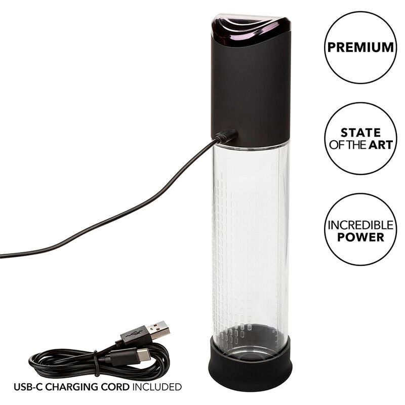 CALEXOTICS - PEAK 4-SPEED SUCTION PUMP BLACK - My naughty haven #