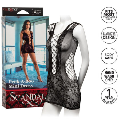 CALEXOTICS - PEEK-A-BOO MINI DRESS ONE SIZE - My naughty haven #