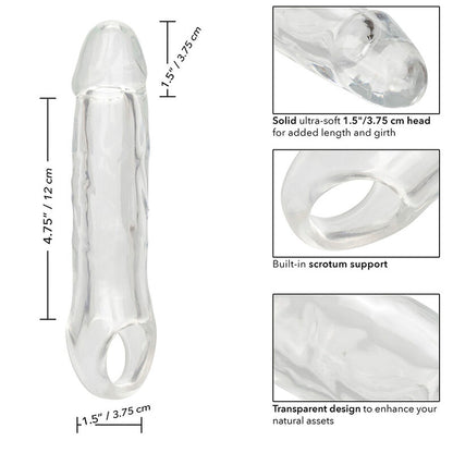 CALEXOTICS - PERFORMANCE MAXX CLEAR EXTENSION 6,5 TRANSPARENT - My naughty haven #