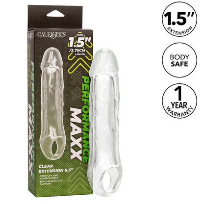 CALEXOTICS - PERFORMANCE MAXX CLEAR EXTENSION 6,5 TRANSPARENT - My naughty haven #