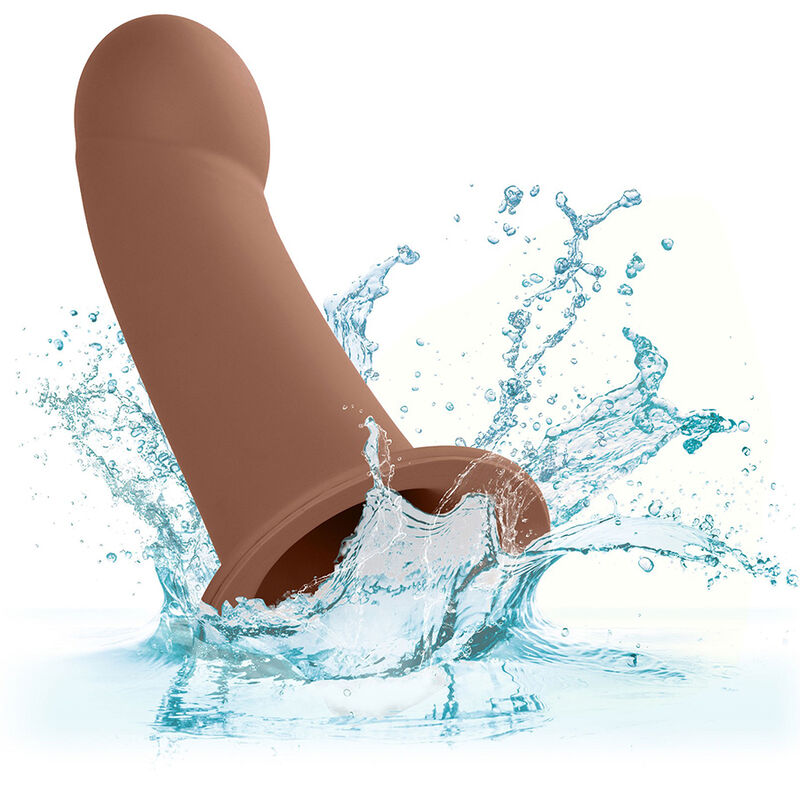 CALEXOTICS - PERFORMANCE MAXX EXTENSION WITH HARNESS BROWN SKIN - My naughty haven #