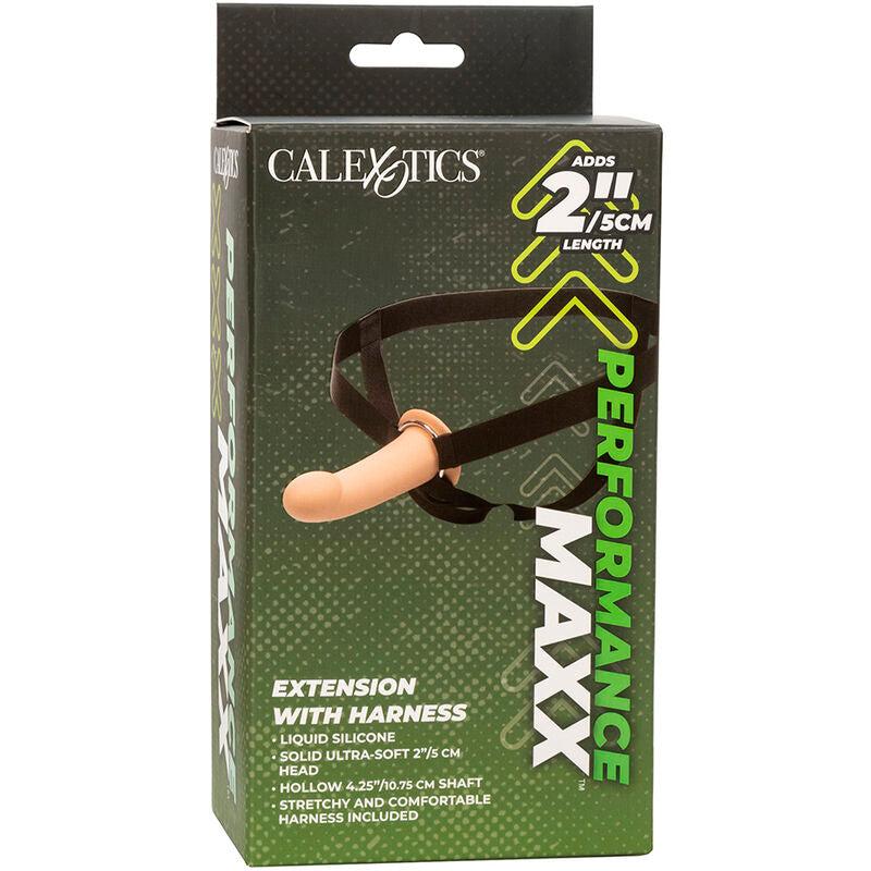 CALEXOTICS - PERFORMANCE MAXX EXTENSION WITH HARNESS LIGHT SKIN - My naughty haven #