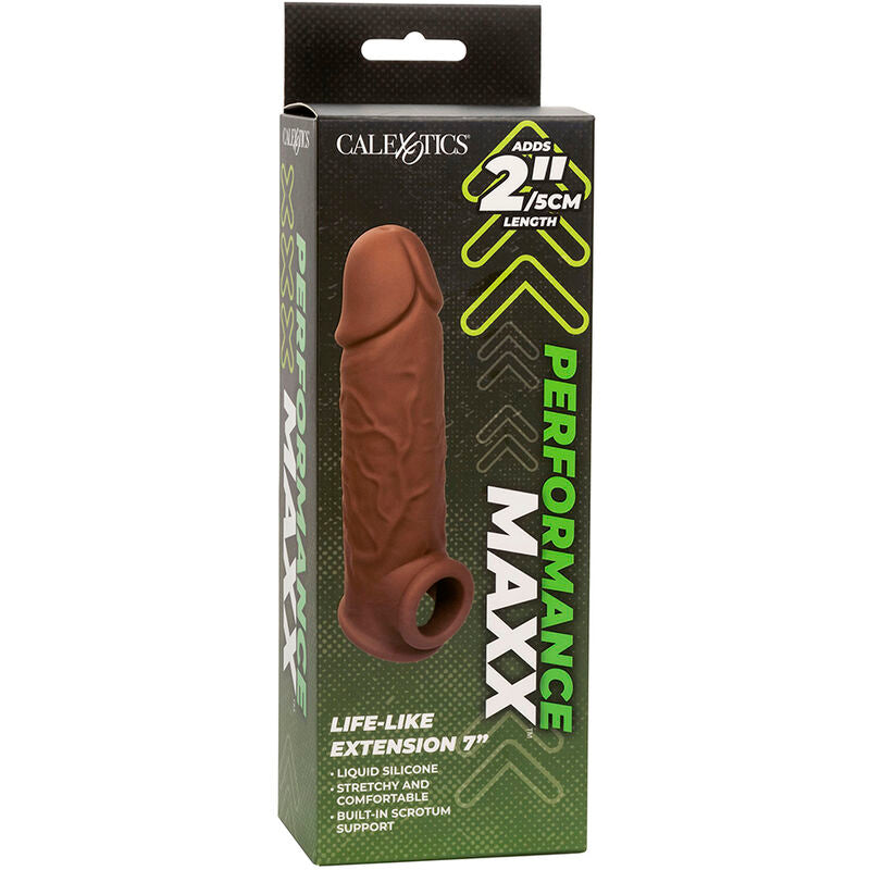 CALEXOTICS - PERFORMANCE MAXX LIFE-LIKE EXTENSION 7 BROWN SKIN - My naughty haven #