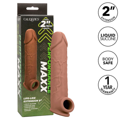 CALEXOTICS - PERFORMANCE MAXX LIFE-LIKE EXTENSION 8 BROWN SKIN - My naughty haven #