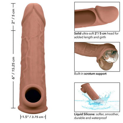 CALEXOTICS - PERFORMANCE MAXX LIFE-LIKE EXTENSION 8 BROWN SKIN - My naughty haven #