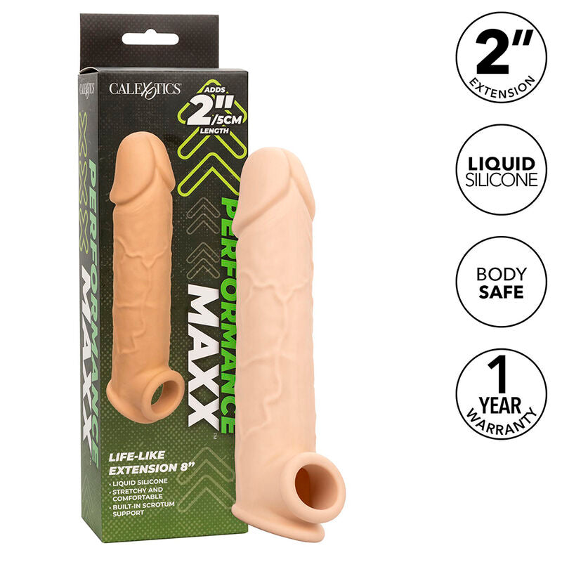 CALEXOTICS - PERFORMANCE MAXX LIFE-LIKE EXTENSION 8 LIGHT SKIN - My naughty haven #