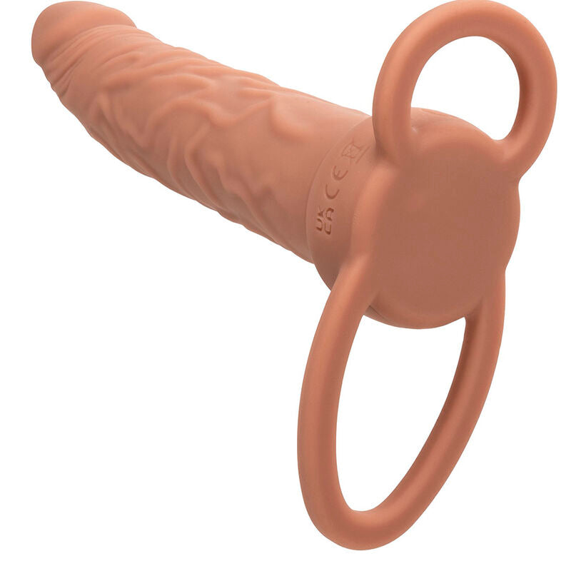CALEXOTICS - PERFORMANCE MAXX RECHARGABLE DUAL PENETRATOR BROWN SKIN - My naughty haven #