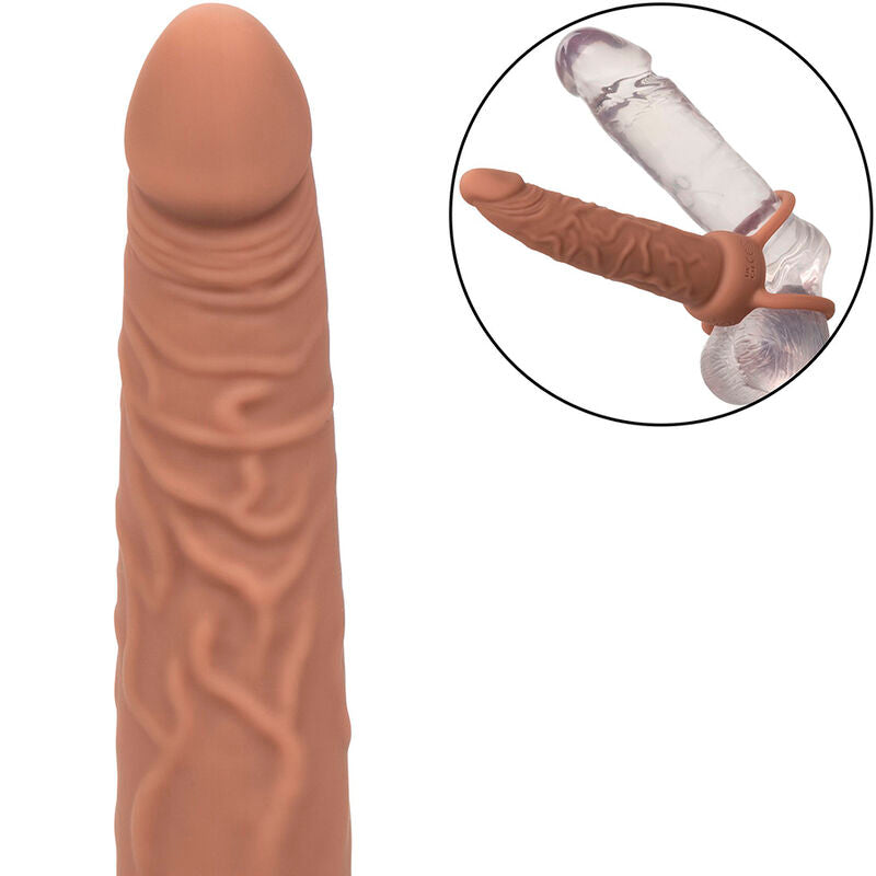 CALEXOTICS - PERFORMANCE MAXX RECHARGABLE DUAL PENETRATOR BROWN SKIN - My naughty haven #