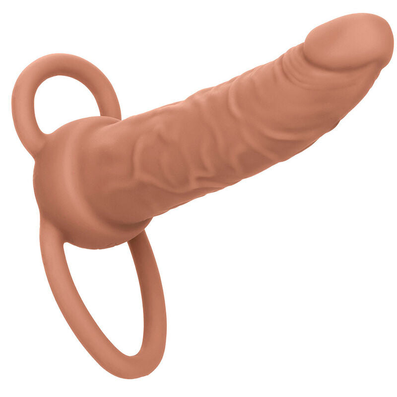 CALEXOTICS - PERFORMANCE MAXX RECHARGABLE DUAL PENETRATOR BROWN SKIN - My naughty haven #
