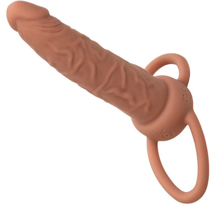 CALEXOTICS - PERFORMANCE MAXX RECHARGABLE DUAL PENETRATOR BROWN SKIN - My naughty haven #