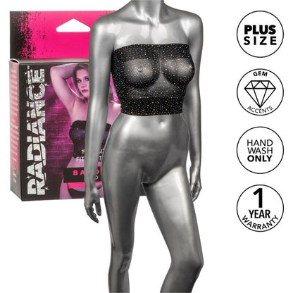 CALEXOTICS - RADIANCE BANDEAU TOP RHINE PLUS SIZE - My naughty haven #