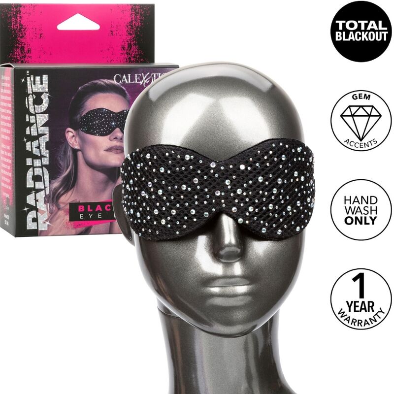 CALEXOTICS - RADIANCE BLACKOUT RHINE EYE MASK - My naughty haven #