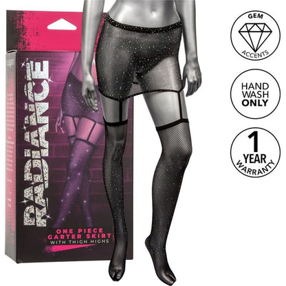 CALEXOTICS - RADIANCE GARTER SKIRT THIGH HIGHS - My naughty haven #