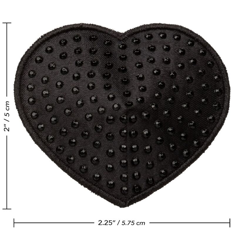 CALEXOTICS - RADIANCE HEART-SHAPED JEWEL NIPPLE SHIELDS - My naughty haven #