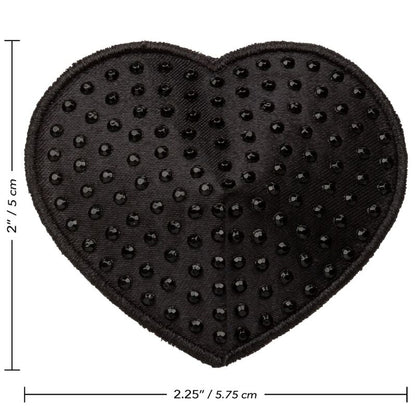 CALEXOTICS - RADIANCE HEART-SHAPED JEWEL NIPPLE SHIELDS - My naughty haven #