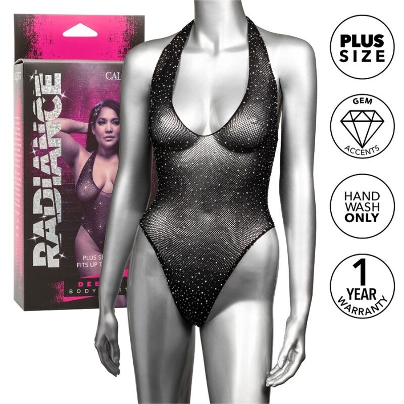 CALEXOTICS - RADIANCE SHOULDER SHRUG RHINE PLUS SIZE - My naughty haven #
