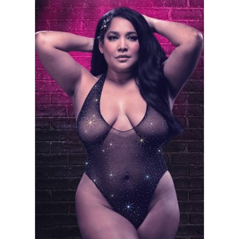 CALEXOTICS - RADIANCE SHOULDER SHRUG RHINE PLUS SIZE - My naughty haven #