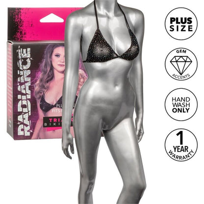 CALEXOTICS - RADIANCE TRIANGLE BIKINI TOP RHINE PLUS SIZE - My naughty haven #