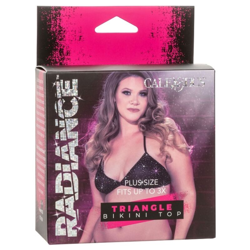 CALEXOTICS - RADIANCE TRIANGLE BIKINI TOP RHINE PLUS SIZE - My naughty haven #