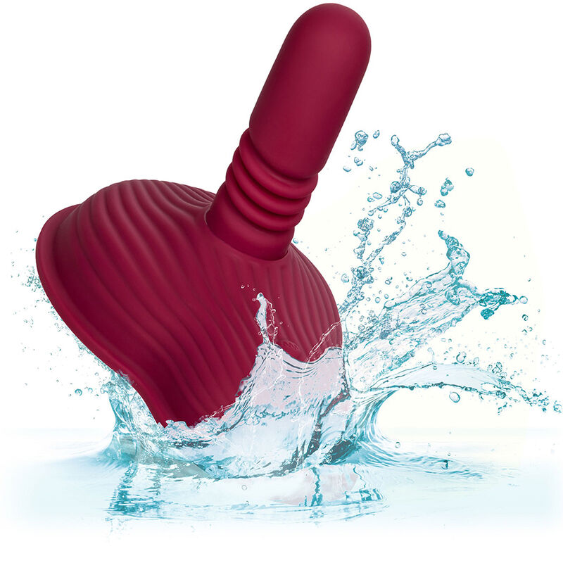 CALEXOTICS - RIDER MASSAGER DOUBLE MOTOR REMOTE CONTROL RED - My naughty haven #