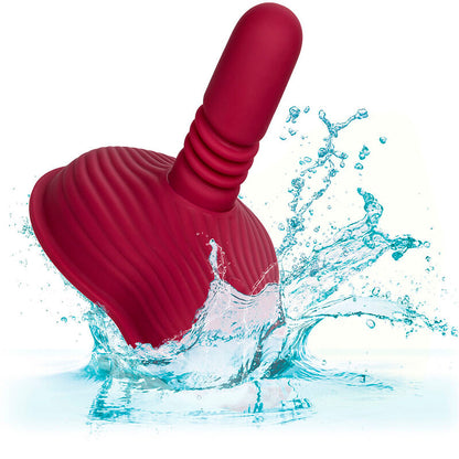 CALEXOTICS - RIDER MASSAGER DOUBLE MOTOR REMOTE CONTROL RED - My naughty haven #