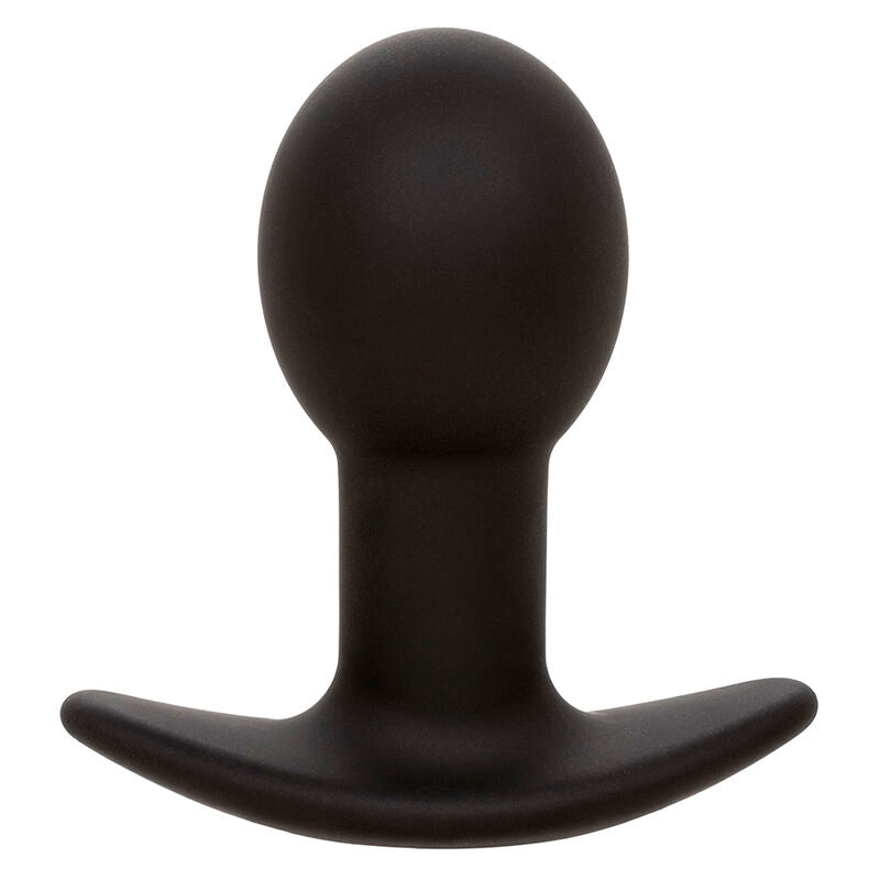 CALEXOTICS - ROCK BOTTOM ANAL PLUG 10 VIBRATIONS SILICONE BLACK - My naughty haven #
