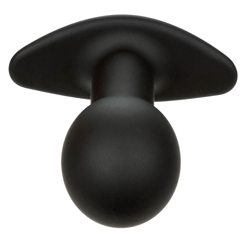 CALEXOTICS - ROCK BOTTOM ANAL PLUG 10 VIBRATIONS SILICONE BLACK - My naughty haven #
