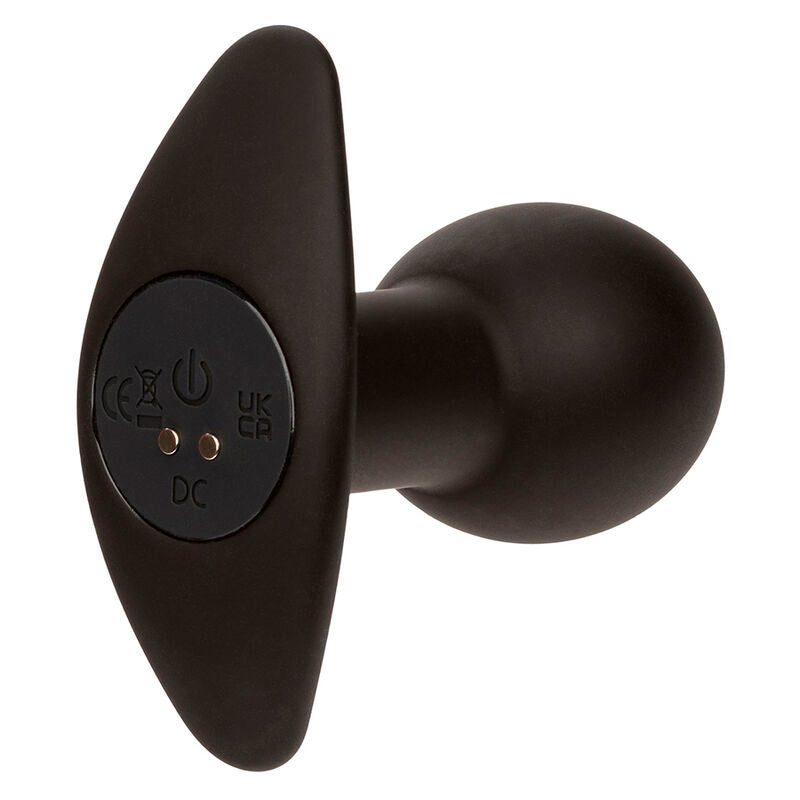 CALEXOTICS - ROCK BOTTOM ANAL PLUG 10 VIBRATIONS SILICONE BLACK - My naughty haven #