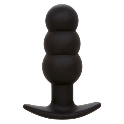 CALEXOTICS - ROCK BOTTOM BEADED ANAL PLUG 10 VIBRATIONS SILICONE BLACK - My naughty haven #