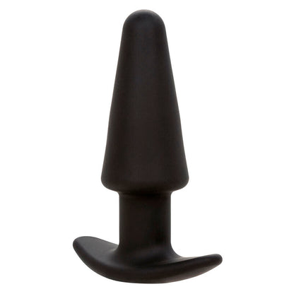 CALEXOTICS - ROCK BOTTOM TAPERED ANAL PLUG 10 VIBRACIONES SILICONE BLACK - My naughty haven #