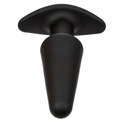 CALEXOTICS - ROCK BOTTOM TAPERED ANAL PLUG 10 VIBRACIONES SILICONE BLACK - My naughty haven #