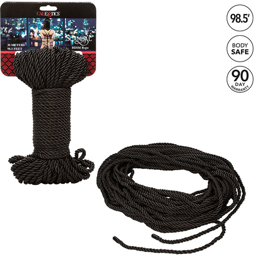 CALEXOTICS - SCANDAL BLACK BDSM ROPE 30 M - My naughty haven #