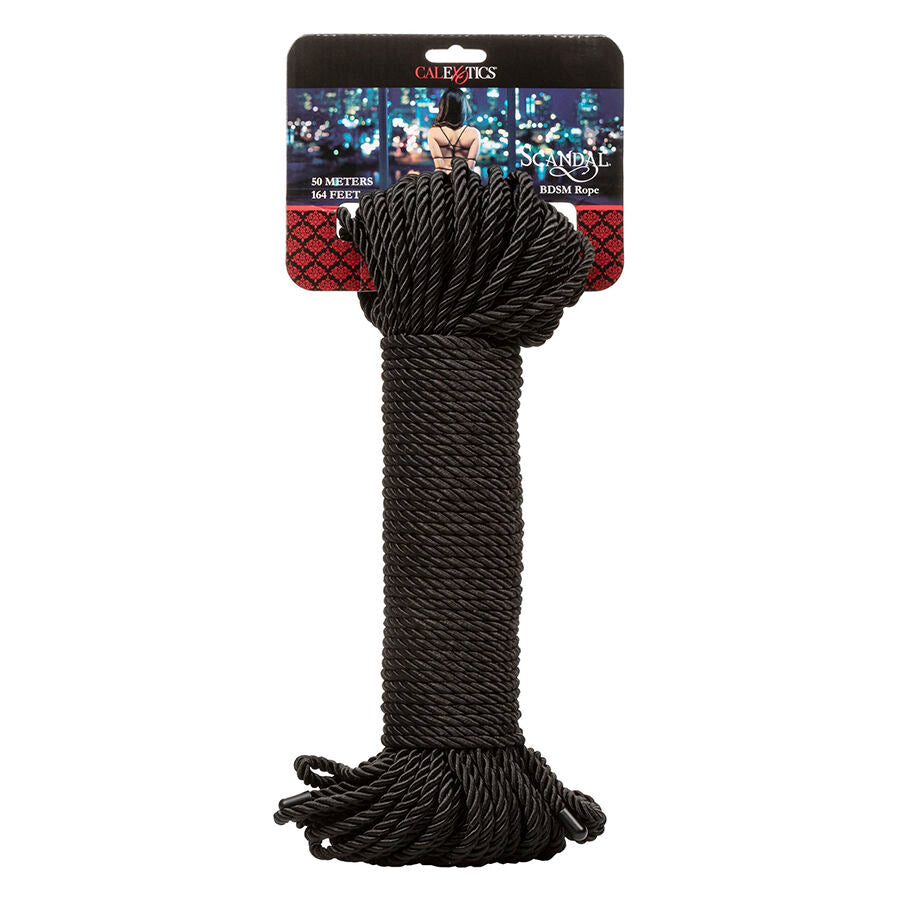 CALEXOTICS - SCANDAL BLACK BDSM ROPE 50 M - My naughty haven #