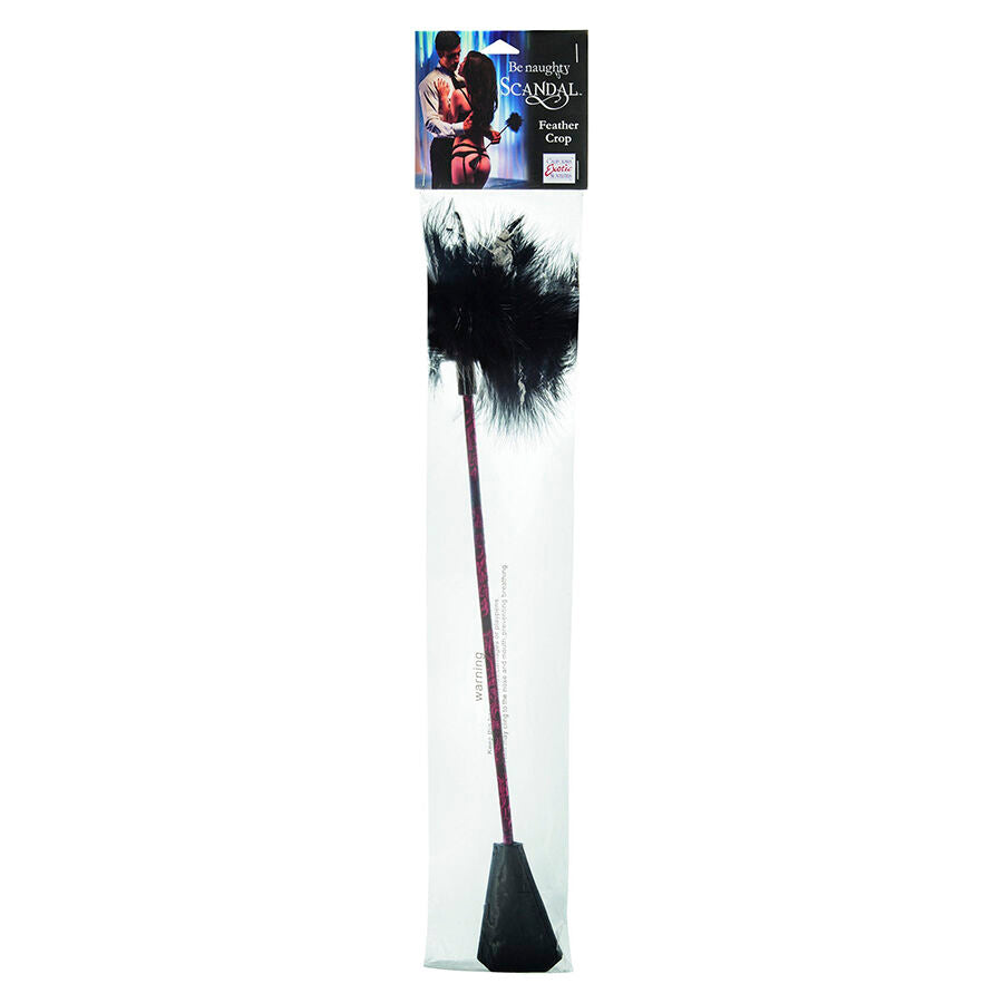 CALEXOTICS - SCANDAL BLACK FEATHER WHIP - My naughty haven #