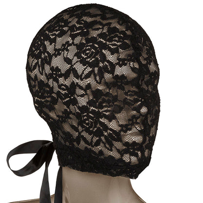 CALEXOTICS - SCANDAL BLACK LACE BALALAVA WITH BOW - My naughty haven #