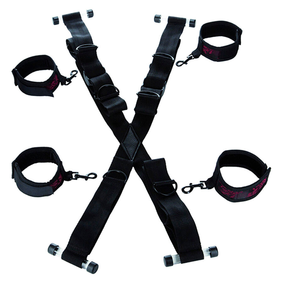 CALEXOTICS - SCANDAL CROSS-SHAPED DOOR HANDCUFFS - My naughty haven #