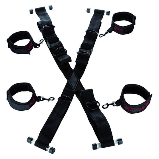 CALEXOTICS - SCANDAL CROSS-SHAPED DOOR HANDCUFFS - My naughty haven #