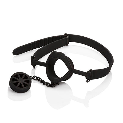 CALEXOTICS - SCANDAL GAG WITH BLACK SILICONE PLUG - My naughty haven #