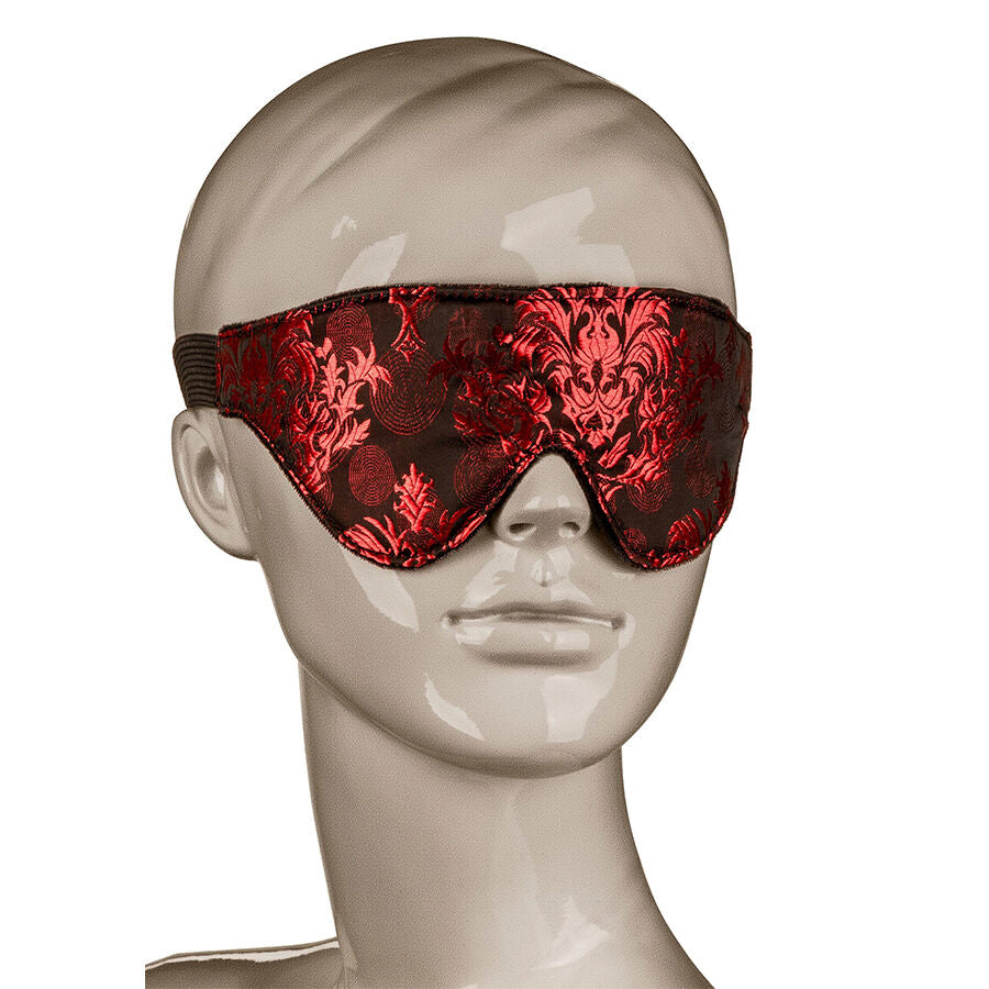 CALEXOTICS - SCANDAL OPAQUE EYE MASK WITH RED DETAILS - My naughty haven #