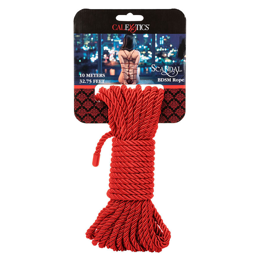 CALEXOTICS - SCANDAL RED BDSM ROPE 10 M - My naughty haven #