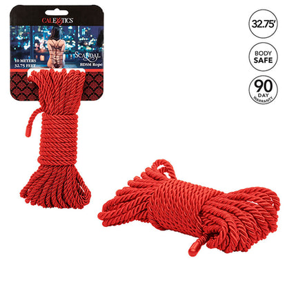 CALEXOTICS - SCANDAL RED BDSM ROPE 10 M - My naughty haven #
