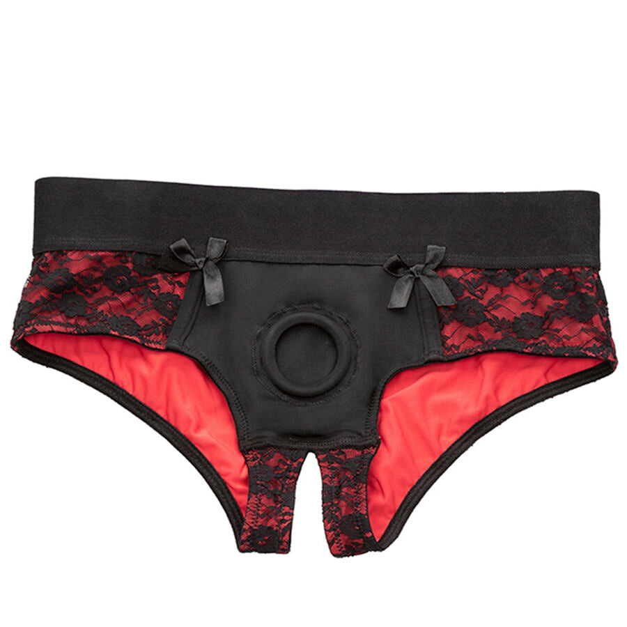 CALEXOTICS - SCANDAL SET OF CROTCHLESS PANTIES WITH DILDO SIZE S/M - My naughty haven #