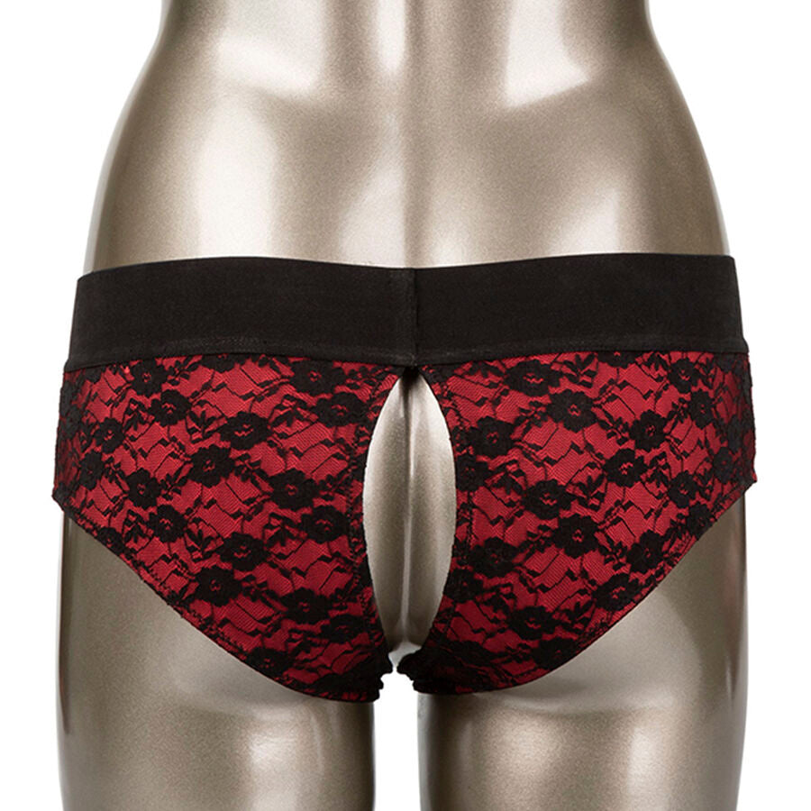 CALEXOTICS - SCANDAL SET OF CROTCHLESS PANTIES WITH DILDO SIZE S/M - My naughty haven #