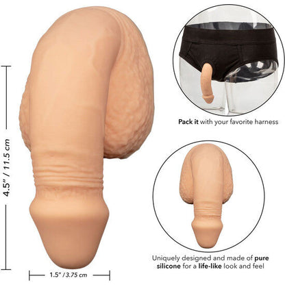 CALEXOTICS - SILICONE PACKING PENIS 12.75 CM FLESH - My naughty haven #