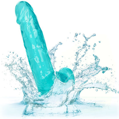 CALEXOTICS - SIZE QUEEN DILDO BLUE 15.3 CM - My naughty haven #